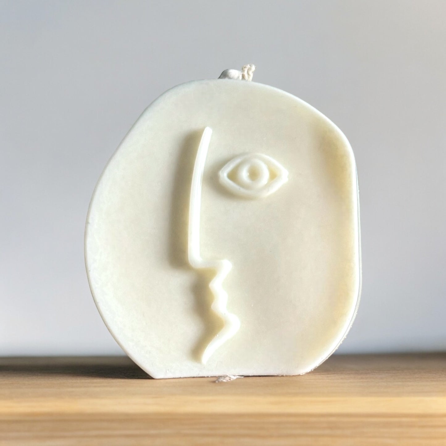 Abstract Face Candle