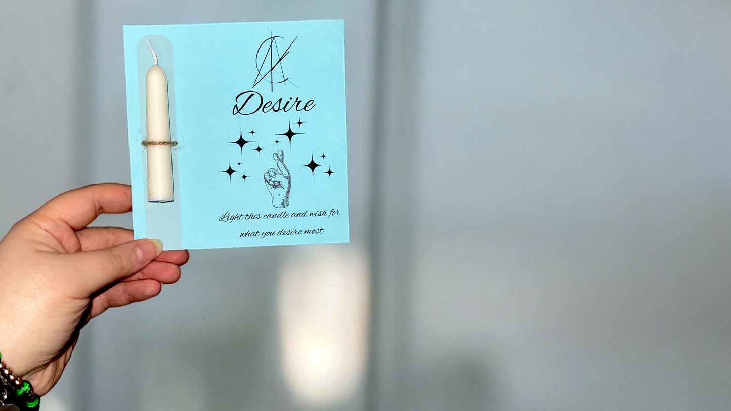 DESIRE - Handmade wish candle